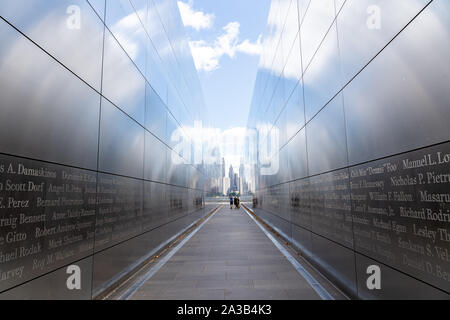 Mémorial Empty Sky à Jersey City, États-Unis Banque D'Images