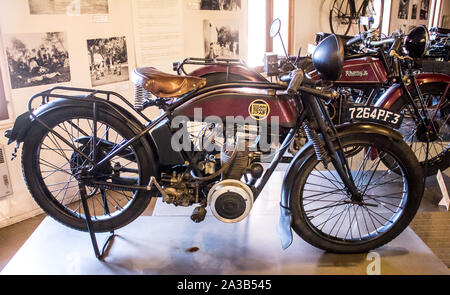 Musée de la moto à Marseille (France) Musée moto à Marseille Banque D'Images