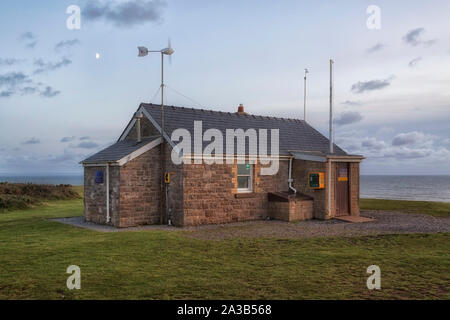 Cabane de garde-côtes à Rhossili Bay Banque D'Images