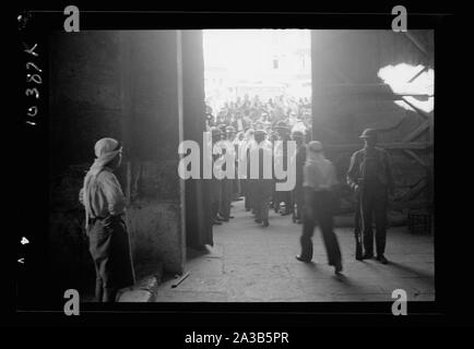 Siège de Jérusalem, le 22 octobre '38 Banque D'Images