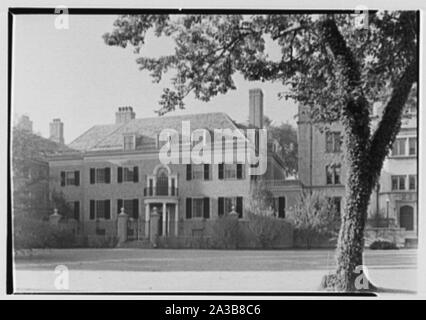 Silliman College, l'université de Yale, New Haven, Connecticut. Banque D'Images