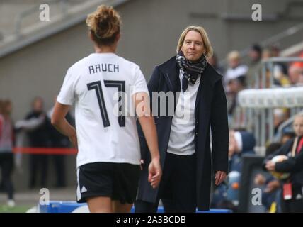 Aix-la-Chapelle, Allemagne. 05 Oct, 2019. firo : 05.10.2019 Football, 2019/2020, les femmes Les femmes de l'Équipe nationale de qualification de l'euro Allemagne - Ukraine : 8 0 Martina Voss-Tecklenburg | Conditions de crédit dans le monde entier : dpa/Alamy Live News Banque D'Images