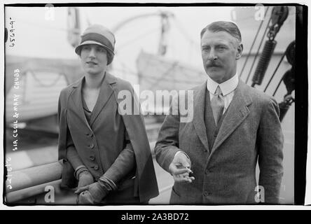 Sir Cecil & Mary Chubb Banque D'Images