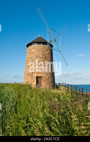 St Monans moulin à vent. Fife, Scotland Banque D'Images