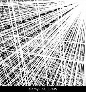 L'élément de conception . Les illustrations géométriques avec edgy, aléatoire, irrégulière de lignes. L'intersection de lignes dynamiques. Illustration de Vecteur