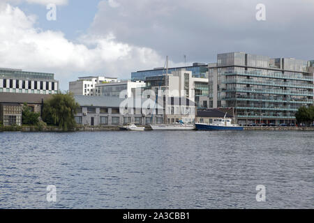 Les quais de silicium Dublin Ireland Banque D'Images