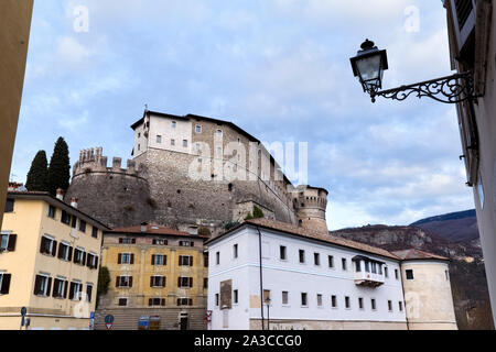 Le château de Rovereto. Rovereto, Trento province, Trentin-Haut-Adige, Italie, Europe. Banque D'Images