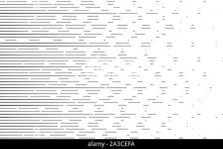 Vitesse horizontal line modèle de demi-teinte avec effet de dégradé modèle pour milieux et textures stylisé Illustration de Vecteur