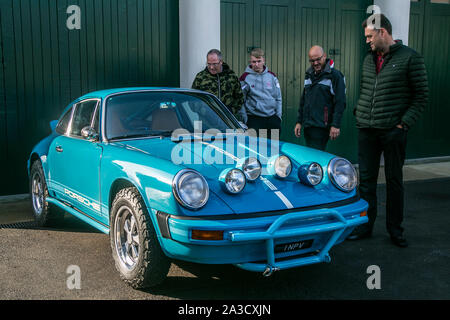 Porsche 911 au Safari Patrimoine Bicester, Scramble Dimanche 6 Octobre 2019 Banque D'Images