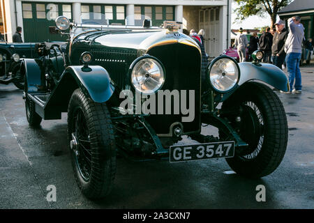 1929 Bentley 4½ litre Tourer au patrimoine de Bicester Scramble dimanche le 6 octobre 2019. Banque D'Images