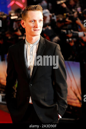 Tom Harper participant à la UK Premiere de l'aéronautes dans le cadre de la BFI London Film Festival 2019 qui a eu lieu à l'odéon Luxe, Leicester Square à Londres. Banque D'Images