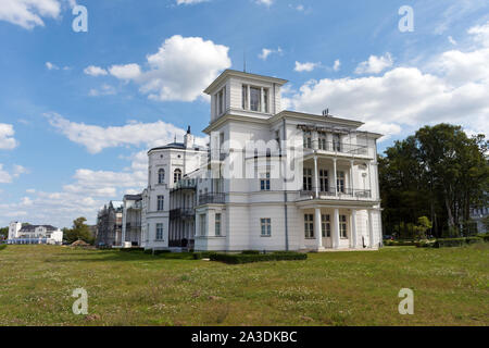 Ancien hôtel particulier à la Côte d'Heiligendamm, Bad Doberan, Schleswig-Holstein, Allemagne Banque D'Images