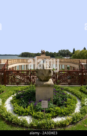 Cadran solaire historique au château de Schwerin, Schleswig-Holstein, Allemagne Banque D'Images