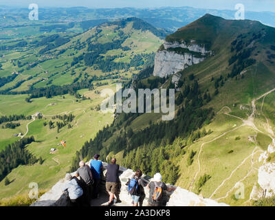 Kamor aus der Sicht vom hohen Kasten Alpstein à Appenzell Innerhoden im Banque D'Images