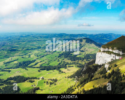 Kamor aus der Sicht vom hohen Kasten Alpstein à Appenzell Innerhoden im Banque D'Images