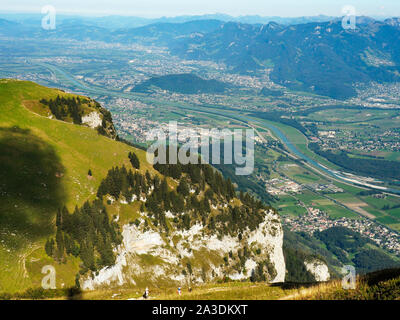 Kamor aus der Sicht vom hohen Kasten Alpstein à Appenzell Innerhoden im Banque D'Images