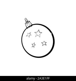 Dessin Noir Pin Décoration De Noël Vecteurs Et Illustration