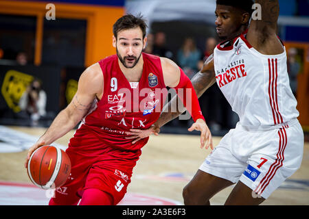 Riccardo Moraschini (AX Armani Exchange Olimpia Milano) pendant un match de basket Legabasket Serie AX Armani Exchange, Olimpia Milano vs Banque D'Images