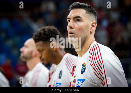 Luis Scola (AX Armani Exchange Olimpia Milano) pendant un match de basket Legabasket Serie AX Armani Exchange Olimpia Milan, Trieste je vs Banque D'Images