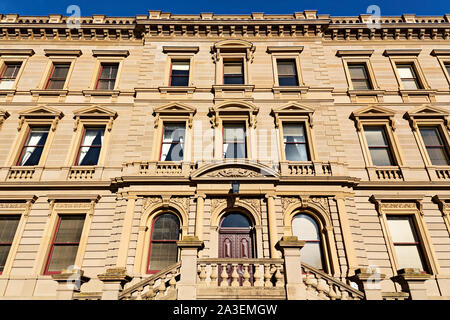 Hobart Australie / The Franklin Square de bâtiment de bureaux publics, vers 1884 à Hobart Tasmanie.L'architecte était William Walters Eldridge. Banque D'Images