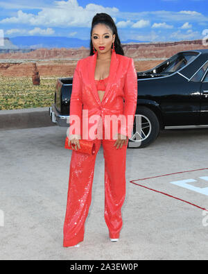 7 octobre 2019, Westwood, Californie, USA : 07 octobre 2019 - Westwood, Californie - Alison droit. L'Netflix ''El Camino : UN Breaking Bad'' Los Angeles Premiere tenue au Regency Village Theatre. Crédit photo : Birdie Thompson/AdMedia (crédit Image : © Birdie Thompson/AdMedia via Zuma sur le fil) Banque D'Images