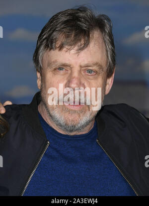 7 octobre 2019, Westwood, Californie, USA : 07 octobre 2019 - Westwood, Californie - Mark Hamill. L'Netflix ''El Camino : UN Breaking Bad'' Los Angeles Premiere tenue au Regency Village Theatre. Crédit photo : Birdie Thompson/AdMedia (crédit Image : © Birdie Thompson/AdMedia via Zuma sur le fil) Banque D'Images