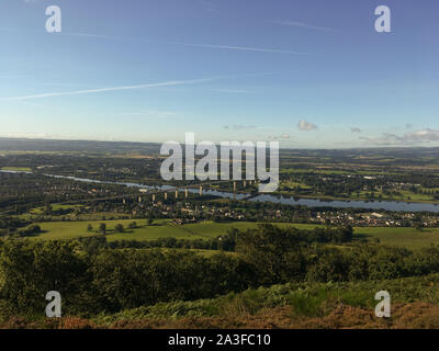 Old Kilpatrick Hills près de Glasgow, en Écosse. Banque D'Images