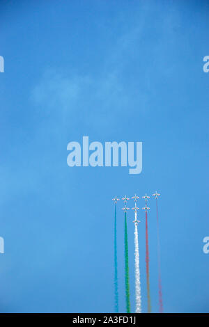 L'Italie, le lac Majeur, Frecce Tricolori Banque D'Images