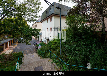 Teplice, République tchèque. 05Th Oct, 2019. David Rath, ancien gouverneur de la région de la Bohême centrale pour les sociaux-démocrates (CSSD) reconnus coupables de corruption, a commencé à purger sa peine de prison de sept ans dans la région de Teplice, en Bohême du nord, la République tchèque, le lundi 7 octobre 2019. La cour a jugé coupable de corruption au sein de Rath les marchés publics liés à la reconstruction du château Bustehrad. Sur la photo, du 8 octobre 2019, il est le prince de Ligne d'arrêt. Credit : Ondrej Hajek/CTK Photo/Alamy Live News Banque D'Images