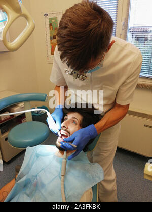 L'Italie, Verdello, Marco Goisis dentiste Banque D'Images