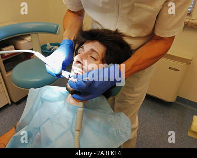 L'Italie, Verdello, Marco Goisis dentiste Banque D'Images