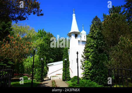 Vue de la Souabe (oblast de Kaliningrad), la Russie. Chapelle en l'honneur de l'icône de la Mère de Dieu "tous les plaisir en deuil". Banque D'Images