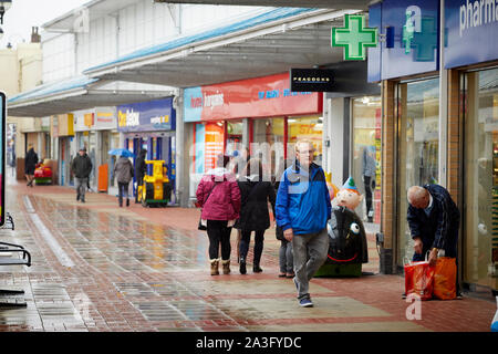 Banlieue de Manchester Ashton-under-Lyne town center Banque D'Images