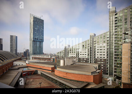 Manchester Central Convention Complex avec Beetham Tower Banque D'Images