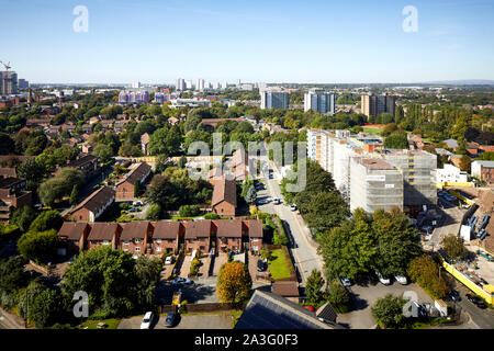 Nouvelles maisons modernes Salford Banque D'Images