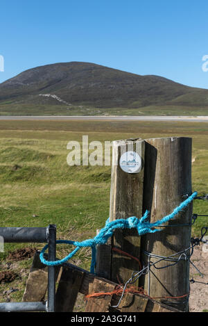 Hebridean signe ainsi Banque D'Images