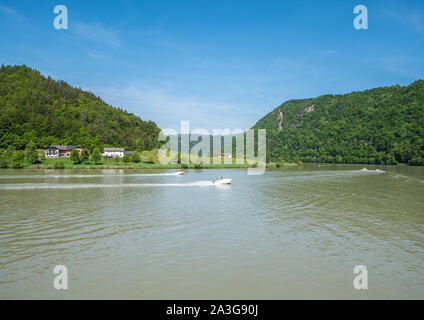 Boucle du Danube dans Schloegen Banque D'Images