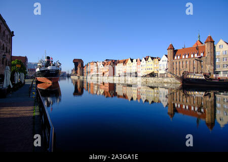 Impressions de Gdańsk (Danzig en allemand), une ville portuaire sur la côte baltique de la Pologne Banque D'Images