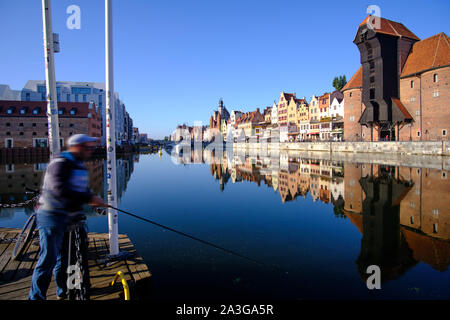 Impressions de Gdańsk (Danzig en allemand), une ville portuaire sur la côte baltique de la Pologne Banque D'Images