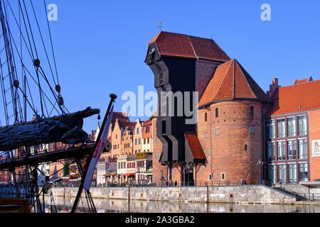 Vieux Crane - Impressions de Gdańsk (Danzig en allemand), une ville portuaire sur la côte baltique de la Pologne Banque D'Images