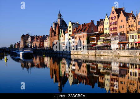 Impressions de Gdańsk (Danzig en allemand), une ville portuaire sur la côte baltique de la Pologne Banque D'Images