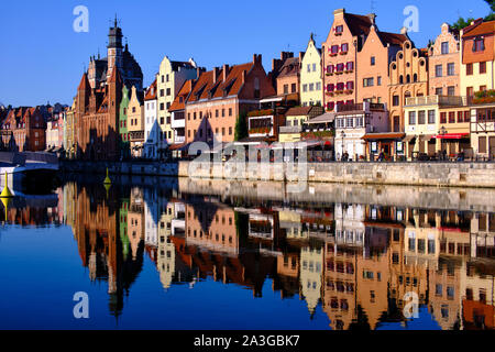 Impressions de Gdańsk (Danzig en allemand), une ville portuaire sur la côte baltique de la Pologne Banque D'Images