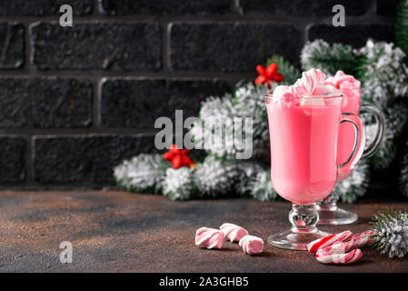Ruby chocolat chaud ou cacao rose Banque D'Images