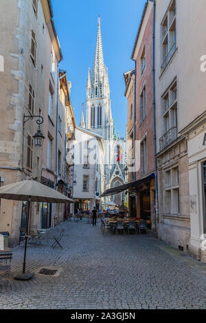 Tours de Saint Epvre à Nancy, France Basilique Banque D'Images