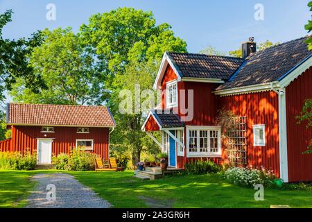La Suède, dans le comté de Vastra Sweden Hokerum hameau, Ulricehamn Banque D'Images