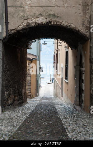 Malcesine, province de Vérone, Vénétie, Italie Banque D'Images