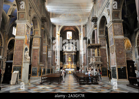 Italie, Rome, basilique de Sant'Agostino Banque D'Images