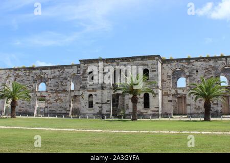 Vivtualing Yard au Royal Naval Dockyard, Bermudes Banque D'Images