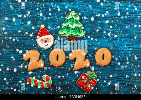 Pour de nouvelles années 2020 Gingerbreads Banque D'Images