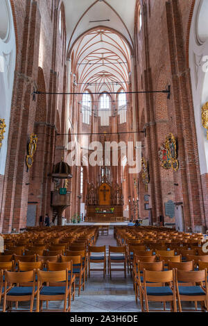 Eglise Saint-Pierre intérieur à Riga, Lettonie. Banque D'Images